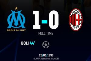 注册平台-历史重演？此前法意球队唯一欧冠决赛交锋也在慕尼黑，马赛夺首冠